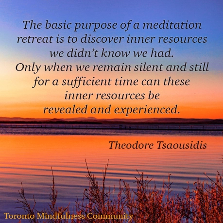The Purpose of a Meditation Retreat