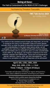 Being at Ease: The Path to Contentment in the Midst of Life’s Challenges (April-May 2024)